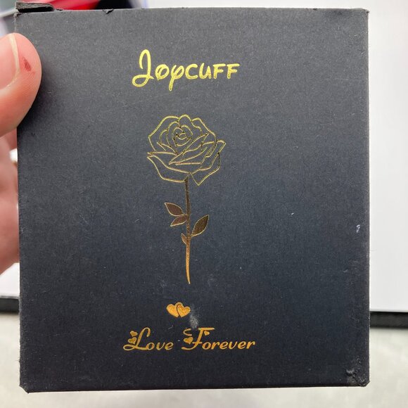 JoycuFF Rose Heart Initial Letter Pendant Necklace Gifts for Wife, Girlfriend - Picture 2 of 7